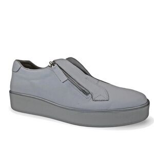 Ziera W-ZR Zikta W Denim-white Women's US 11 /  EU41 Leather Side Zip Sneaker